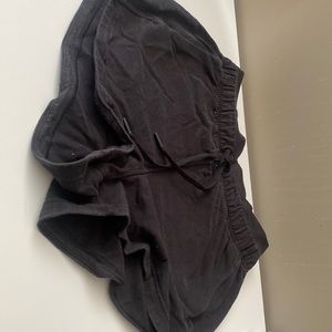 Black lululemon shorts